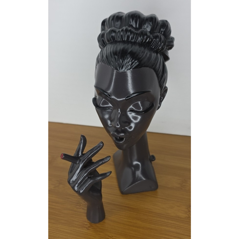 Head Scents Burner Black Women,Headscents Incense Holder,Resin‎ Incense Burner